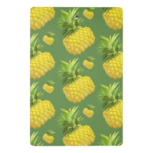 Ananas-Muster Mini Klemmbrett (Rückseite)