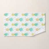 Ananas Muster Polka Dot Badetuch Set (Handtuch)