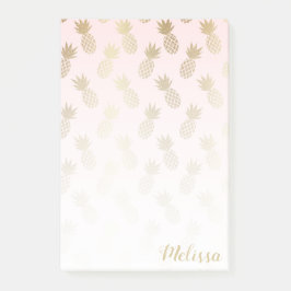 Ananas-Muster Post-it Klebezettel