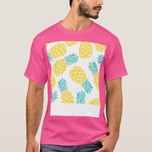 Ananas Muster Prints Ananas Frucht T-Shirt