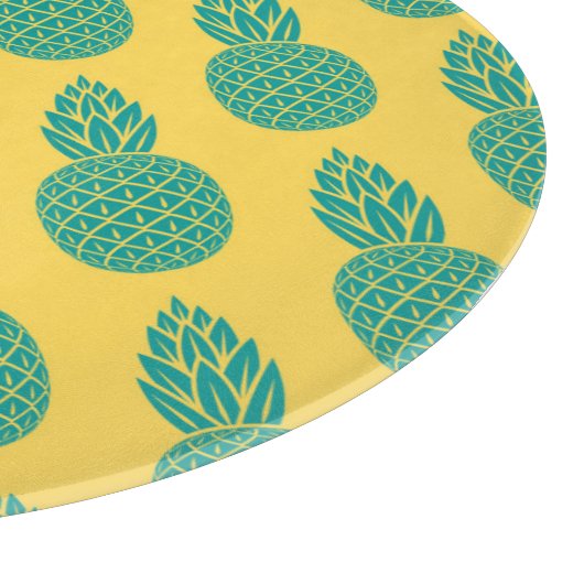 Ananas-Muster Schneidebrett (Ecke)