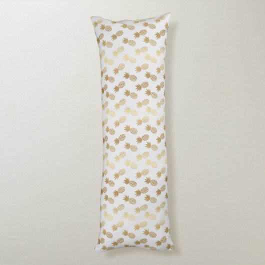Ananas-Muster Seitenschläferkissen (Rückseite (Vertikal))
