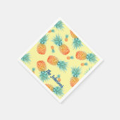 Ananas-Muster Serviette (Ecke)