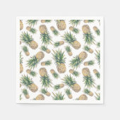 Ananas-Muster Serviette (Vorderseite)