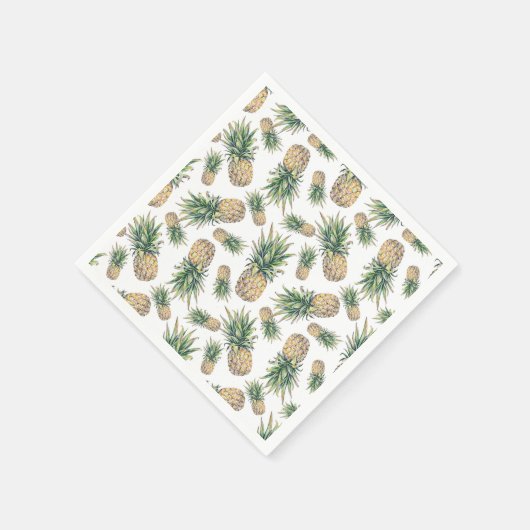 Ananas-Muster Serviette (Ecke)