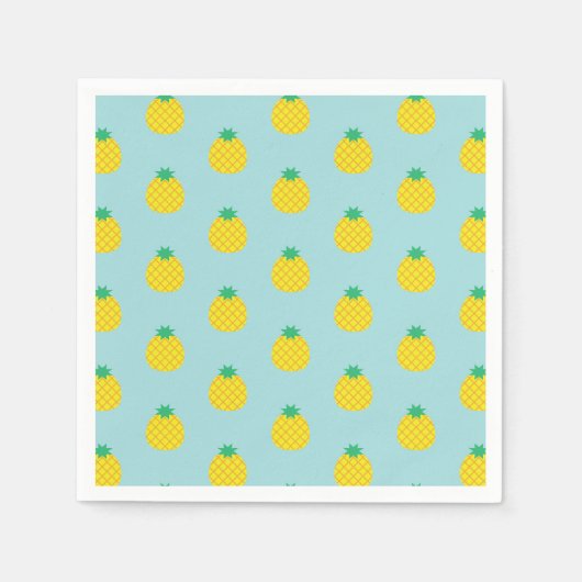 Ananas-Muster Serviette (Vorderseite)