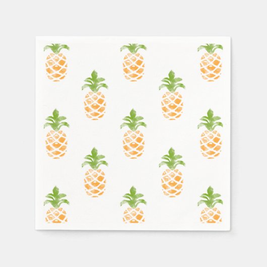 Ananas-Muster Serviette (Vorderseite)