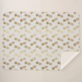 Ananas-Muster Sherpadecke (Vorderseite (Horizontal))