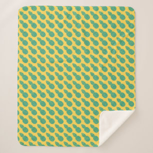 Ananas-Muster Sherpadecke