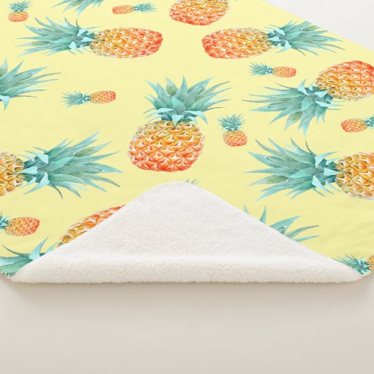Ananas-Muster Sherpadecke (3/4)