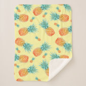 Ananas-Muster Sherpadecke (Vorderseite)