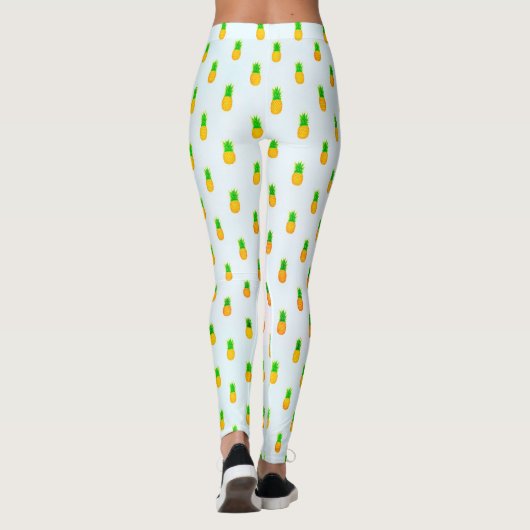 Ananas-Muster Sommer Leggings (Rückseite)