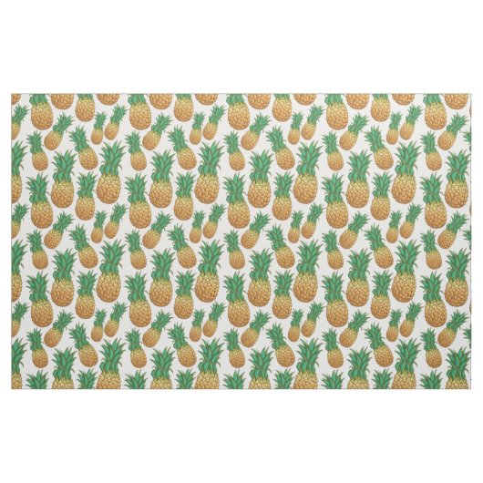 Ananas Muster Stoff (Fat Quarter (45,7 x 55,9 cm))