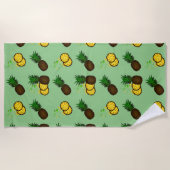 Ananas-Muster Strandtuch (Vorderseite)