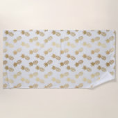 Ananas-Muster Strandtuch (Vorderseite)