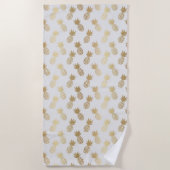 Ananas-Muster Strandtuch (Vorderseite)