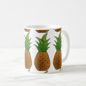 Ananas Muster Thunder_Cove Kaffeetasse (VorderseiteRechts)