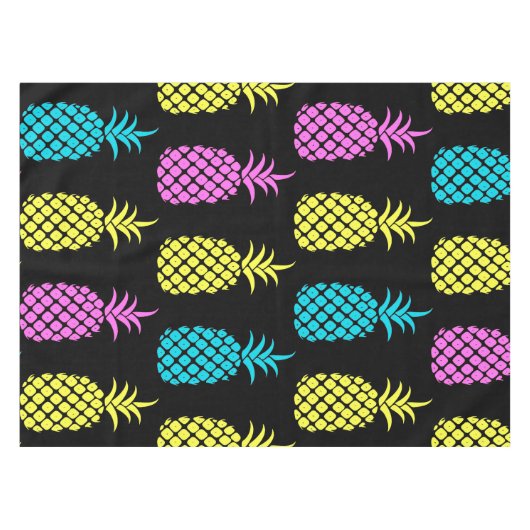 Ananas-Muster Tischdecke (Vorderseite (Horizontal))