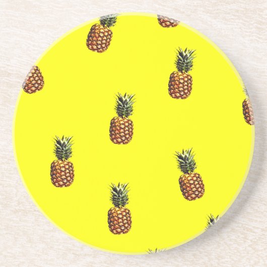 Ananas-Muster Untersetzer (Vorne)