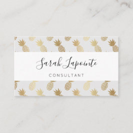 Ananas-Muster Visitenkarte