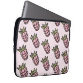 Ananas Muster Y2K Retro Funky Laptopschutzhülle (Vorne Rechts)