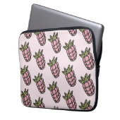 Ananas Muster Y2K Retro Funky Laptopschutzhülle (Vorderseite Links)