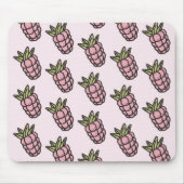 Ananas Muster Y2K Retro Funky Mousepad (Vorne)
