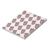 Ananas Muster Y2K Retro Funky Notizblock (Rotiert)