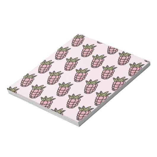 Ananas Muster Y2K Retro Funky Notizblock (Rotiert)