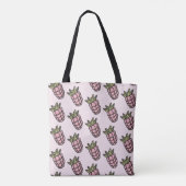 Ananas Muster Y2K Retro Funky Tasche (Rückseite)
