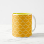 Ananas Muster... Zweifarbige Tasse (VorderseiteRechts)