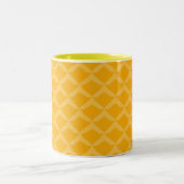 Ananas Muster... Zweifarbige Tasse (Mittel)