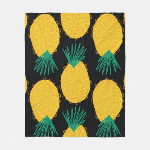 Ananas nahtlos abstraktes Muster. zeitgemäß Fleecedecke