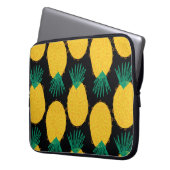 Ananas nahtlos abstraktes Muster. zeitgemäß Laptopschutzhülle (Vorderseite Links)