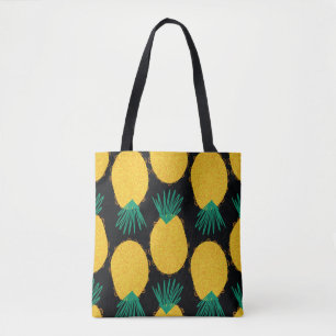Ananas nahtlos abstraktes Muster. zeitgemäß Tasche