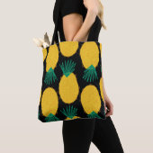 Ananas nahtlos abstraktes Muster. zeitgemäß Tasche (Von Nahem)