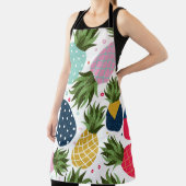 Ananas nahtlose Musterillustrierung, farbig Schürze (InSitu)