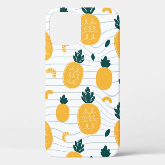 Ananas nahtloses Muster Case-Mate iPhone Hülle (Rückseite)