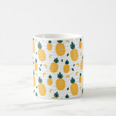 Ananas nahtloses Muster Kaffeetasse (Mittel)