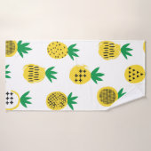 Ananas nahtloses Muster. Kinderdesign. Badehandtuch (Badehandtuch)