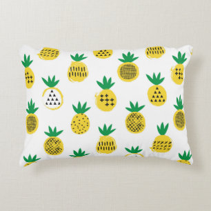 Ananas nahtloses Muster. Kinderdesign. Dekokissen