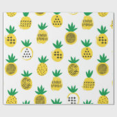 Ananas nahtloses Muster. Kinderdesign.  Geschenkpapier (Flach)