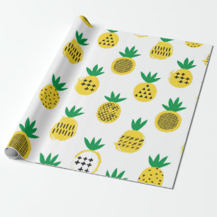Ananas nahtloses Muster. Kinderdesign.  Geschenkpapier