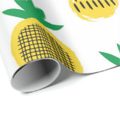 Ananas nahtloses Muster. Kinderdesign.  Geschenkpapier (Rolleneckpunkt)
