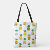 Ananas nahtloses Muster. Kinderdesign. Tasche (Rückseite)
