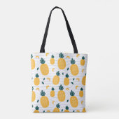 Ananas nahtloses Muster Tasche (Rückseite)