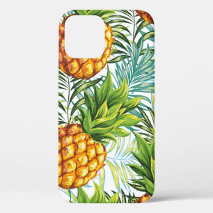 Ananas. Nahtloses Muster. Vintages Blumenpatt Case-Mate iPhone Hülle