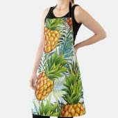 Ananas. Nahtloses Muster. Vintages Blumenpatt Schürze (InSitu)