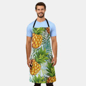 Ananas. Nahtloses Muster. Vintages Blumenpatt Schürze (Getragen)