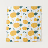 Ananas nahtloses Muster Wandteppich (Vorderseite (Horizontal))